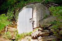 Tür des Rettungsschachtes zum Fürten-Tunnel II