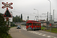 In Ruderbach wird die B 13 überquert.