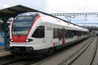 In Konstanz steht der RABe 526 651 abfahrbereit am Gleis 2
