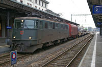Ae 6/6 Nr. 11480 mit einem Güterzug in Rorschach