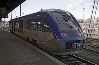 X 73515 ist aus Obernai in Strasbourg angekommen.
