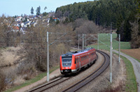 612 108 kommt als RE 22309 nach Neustadt bei Grüningen