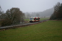 VT 47 zwischen Veringendorf und Veringenstadt