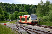 VT 45 im Bahnhof Hanfertal