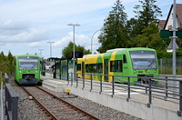 Zugkreuzung in Münchingen mit VT 365 und VT 367