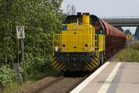 Beim Haltepunkt Rammingen an der KBS 971 (Augsburg-Lindau) war die G1000BB der Firma Spitzke unterwegs.