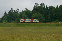 VT 242 auf der Alenmannenbahn bei Zollhaus