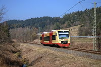 VT 234 auf Bergfahrt nach Trossingen-Stadt etwa in Höhe des Freibades