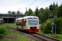 VT 235 zwischen Trossingen Bahnhof und Trossingen Stadt