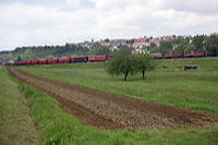 Zug drei nach der Ausfahrt in Stetten.